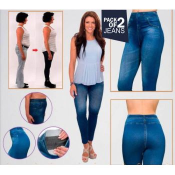 Slim N Lift Caresse Jeans - Pack Of 2